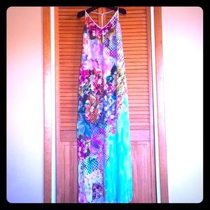 Clover Canyon signature patten maxi dress